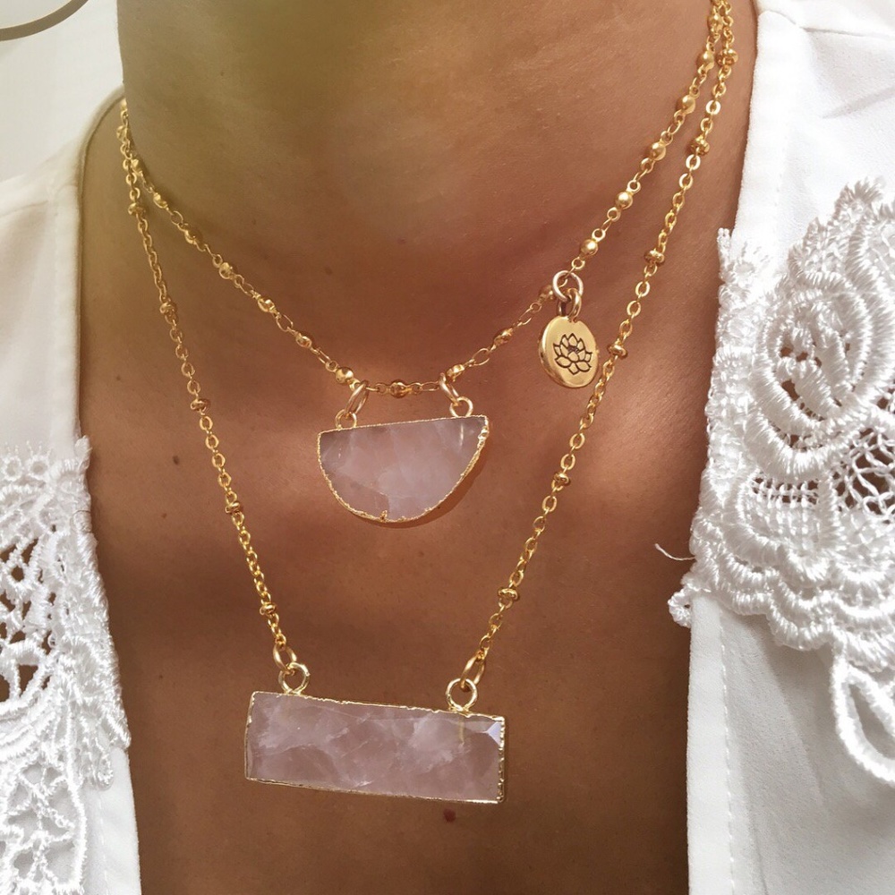 Half Moon: Rose Quartz